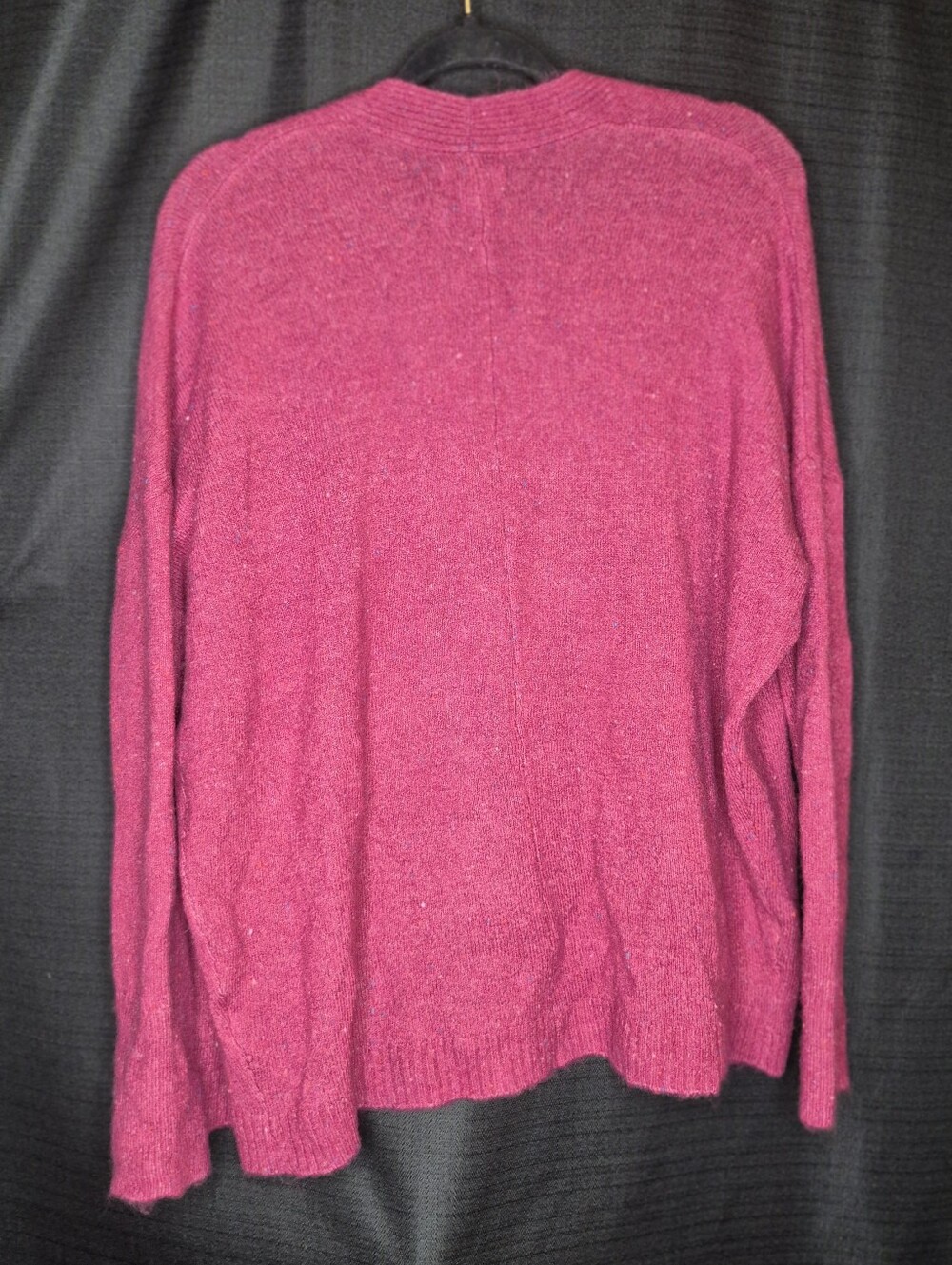 Old Navy Open-Front Raspberry Knit Cardigan - Picture 3 of 3